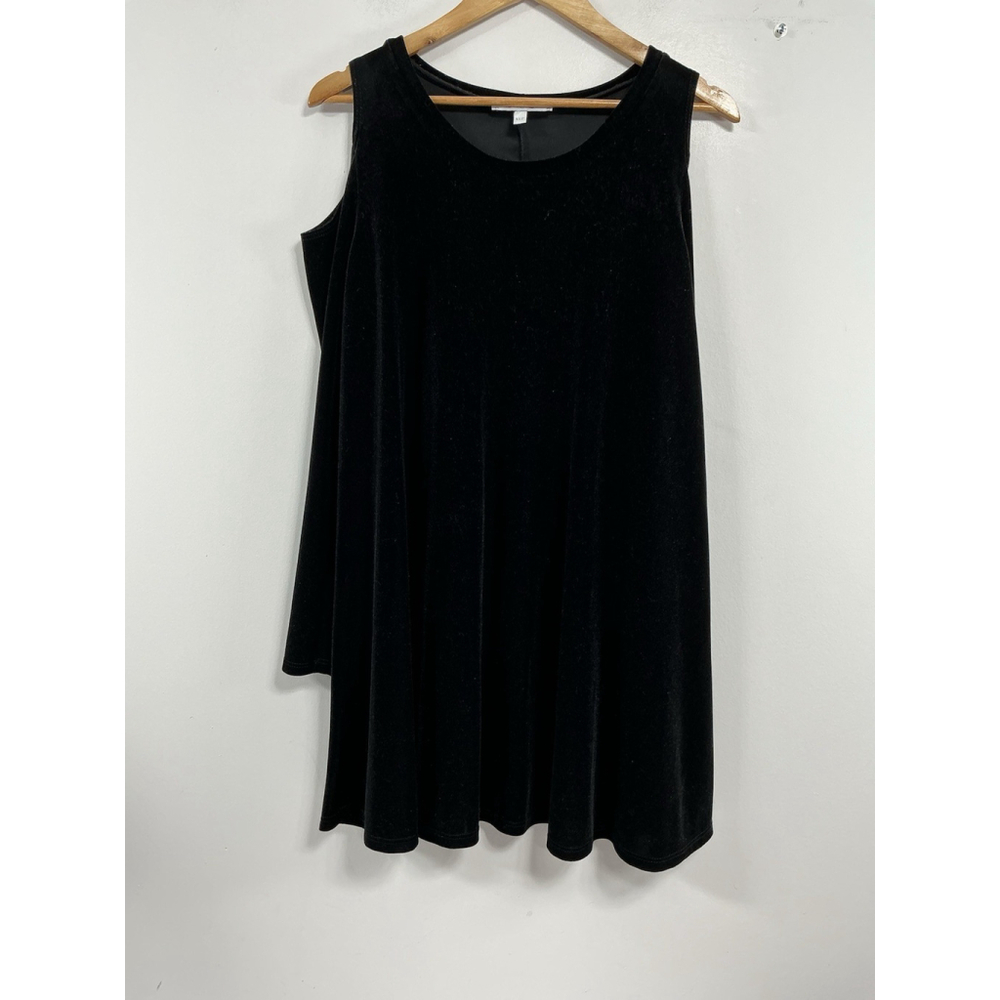 Womans The Vanity Room Pullover Knee Length Party Shift Dress XLP Black